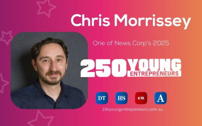 Chris Morrissey Named One of News Corp’s Top 250 Young Entrepreneurs in Australia